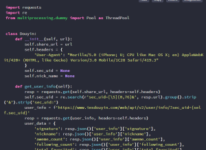 抖音批量下载作者所有视频-江湖源码