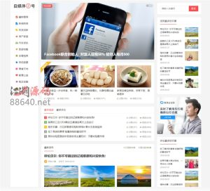 自媒体二号大前端主题模板 WordPress主题-江湖源码